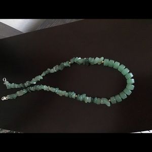 Vintage natural jade necklace